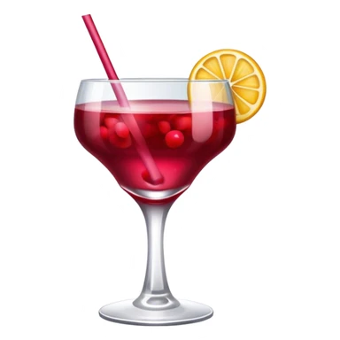 Christmas cranberry cocktail  sticker