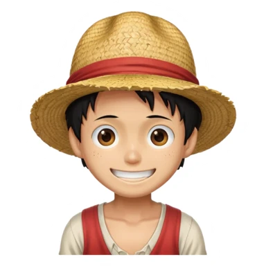 Straw hat luffy sticker