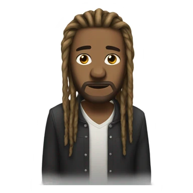 A Nonchalant Dreadhead sticker