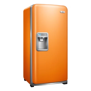 Hi refrigerator ! 
light orange color  sticker