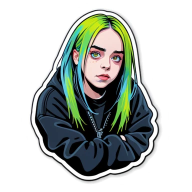 Billie Eilish sticker