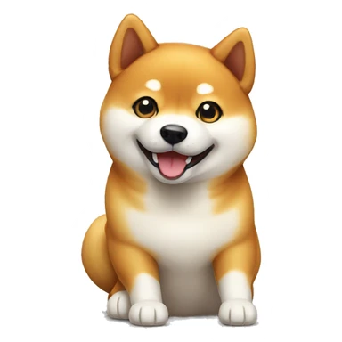 Shiba Inu very happy  sticker