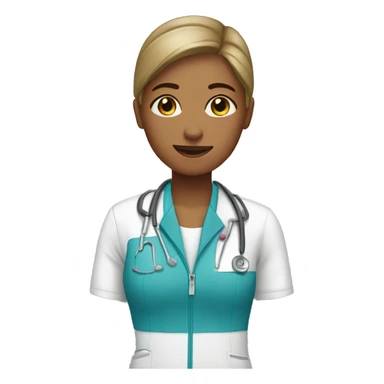 Physical therapy girl sticker