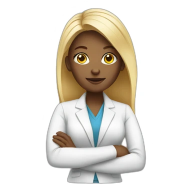 community manager woman white sticker