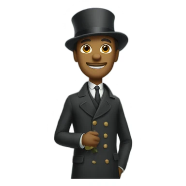 gentlemen in Paris  sticker