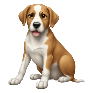 Dog on dog on dog on dog sticker