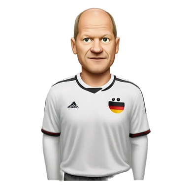 Olaf Scholz German Trikot sticker