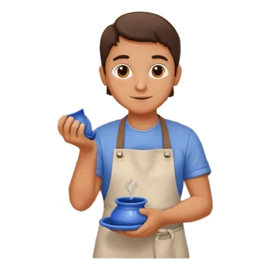 Pottery Workshop Hand sticker