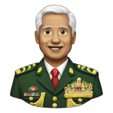 ganjar pranowo indonesia presidential candidate sticker