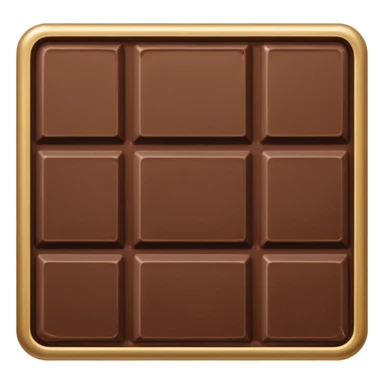 chocolate bar sticker