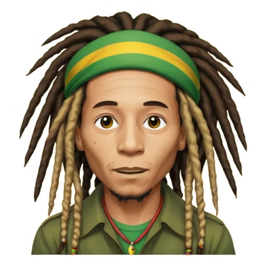 reggae without person sticker