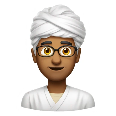 Indian research scholar with an expression of awe sticker