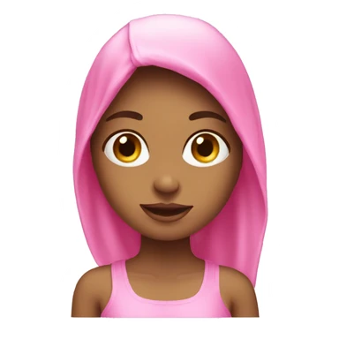 Shower girl pink sticker