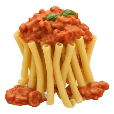 Pasta with marinara sticker
