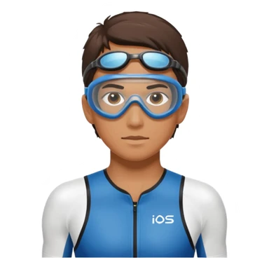 Schüler, der triathlon macht sticker