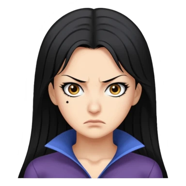 angry Nico Robin sticker