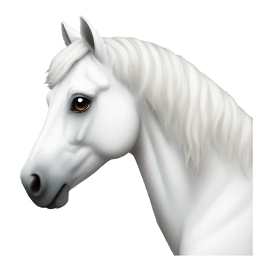 White Horse Wit black dots sticker