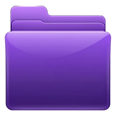dark purple folder icon set sticker