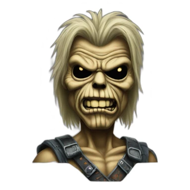Eddie from Iron Maiden sticker