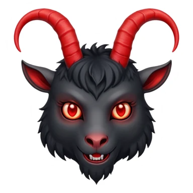 Satanic goat sticker