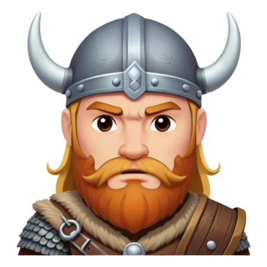 a moody viking  sticker