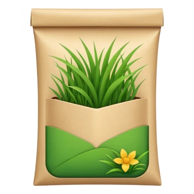 seed grass packet pocket sticker