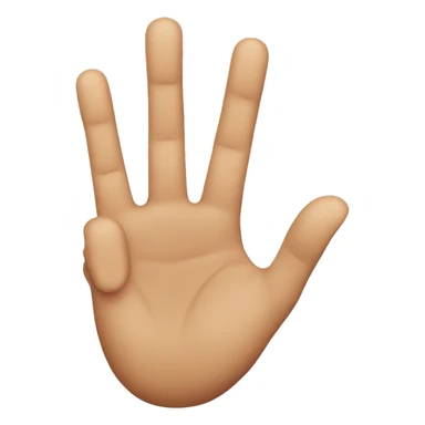 3 Finger salute sticker