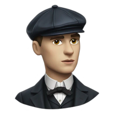 Tommy shelby peaky blinders realistic sticker