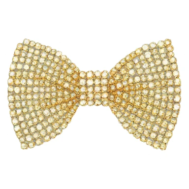 Rhinestone bow sticker