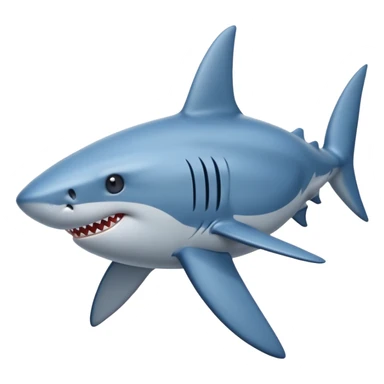 Shark blue sticker