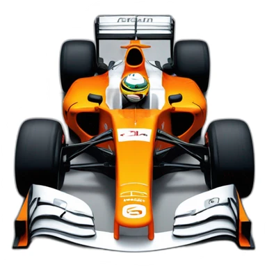 McLaren formula 1 car sticker