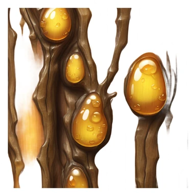 Tree sap sticker