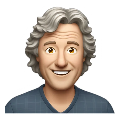 James May smiling sticker