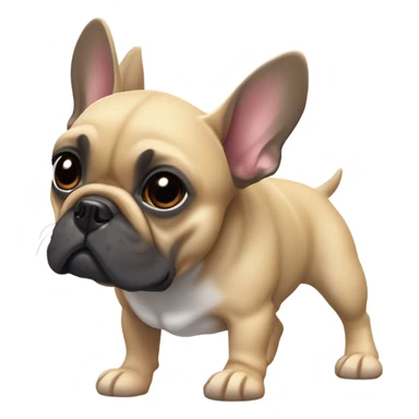 French bull dog sticker