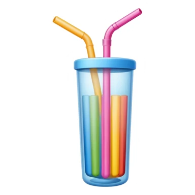 only plastic straw sticker