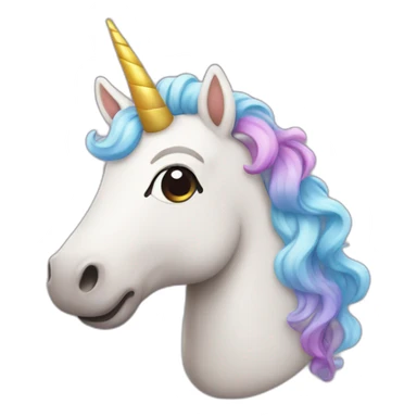 Poo unicorn sticker