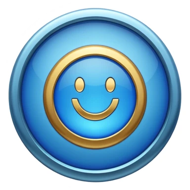 Blue verification badge sticker
