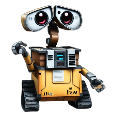 Wall-e Disney with just upper body sticker