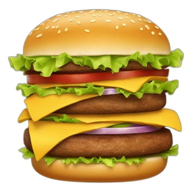 burger with 5 patties sticker