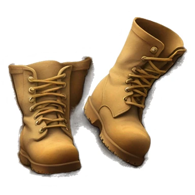 pair of "boot shoeprints" in the dirt sticker