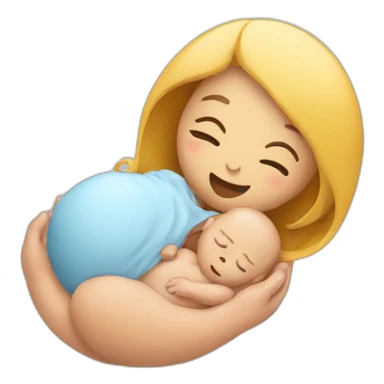 Giving birth sticker