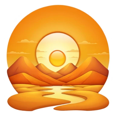 Sunrise in the morning on a clear day sticker