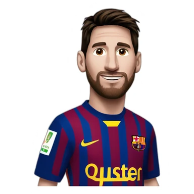Messi gracioso sticker