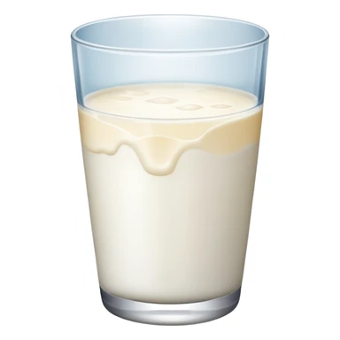 Glass of milk sticker