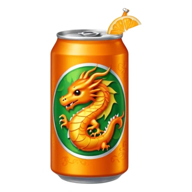 Création d’une canette de fanta saveur mangue fruit du dragon sticker