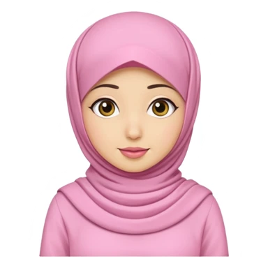wanita hijab pink baju putih lagi cuci muka sticker