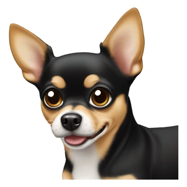 Black and tan chihuahua sticker