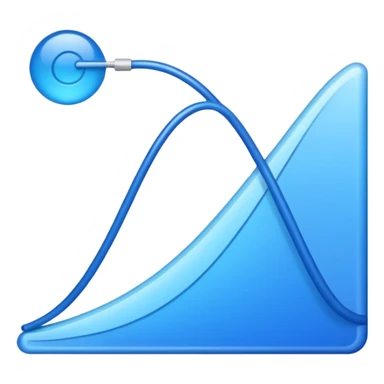 A dose response curve sticker