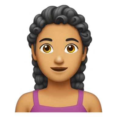 Reina colorada sticker