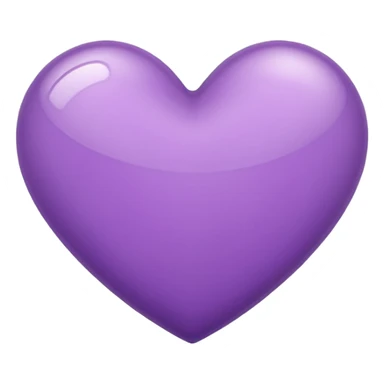 Heart in lila color sticker
